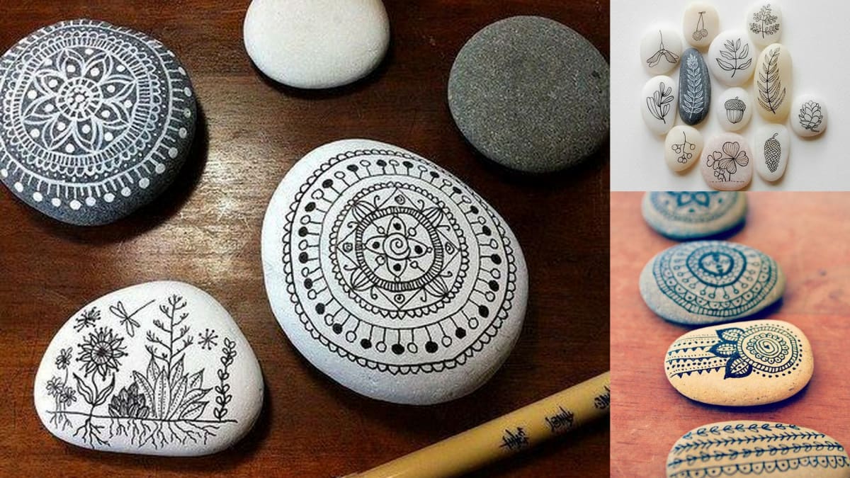 Vytvořte si dekorace z kamínků a oblázků v přírodním stylu 2