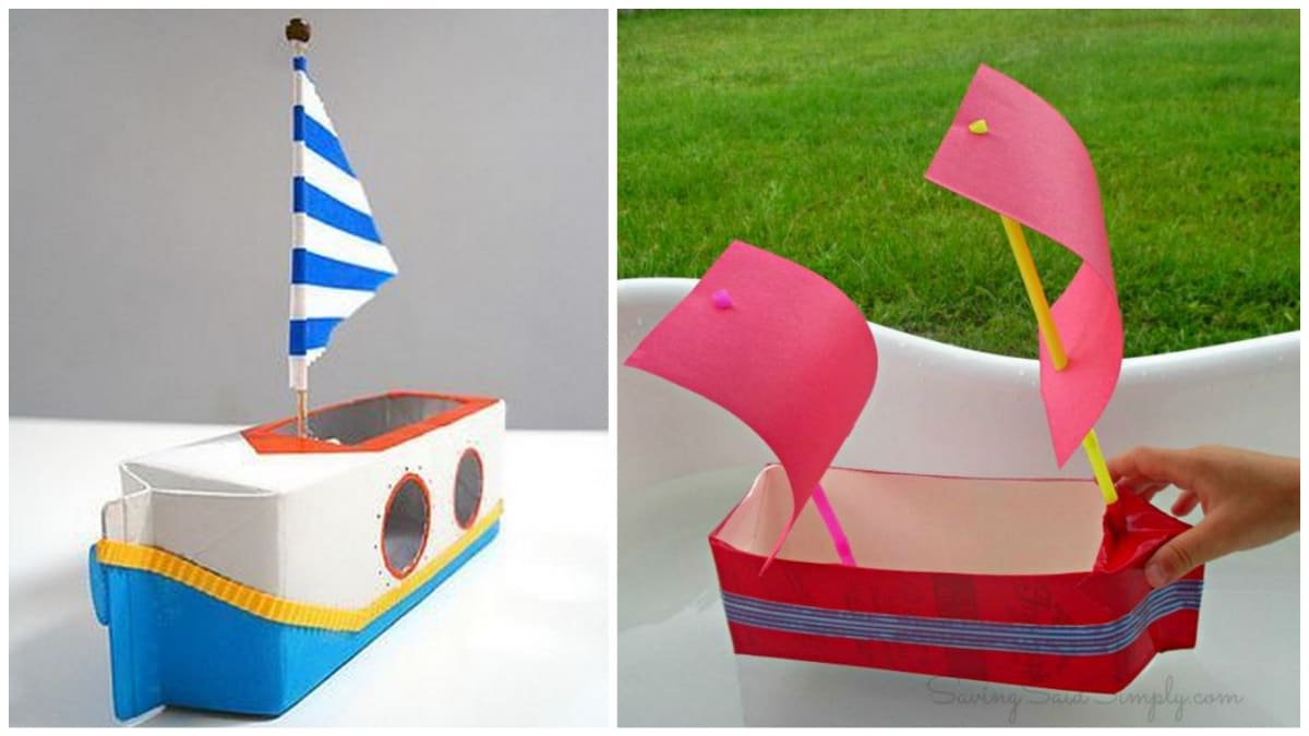 Vyrobte si s dětmi loďky z papíru 7