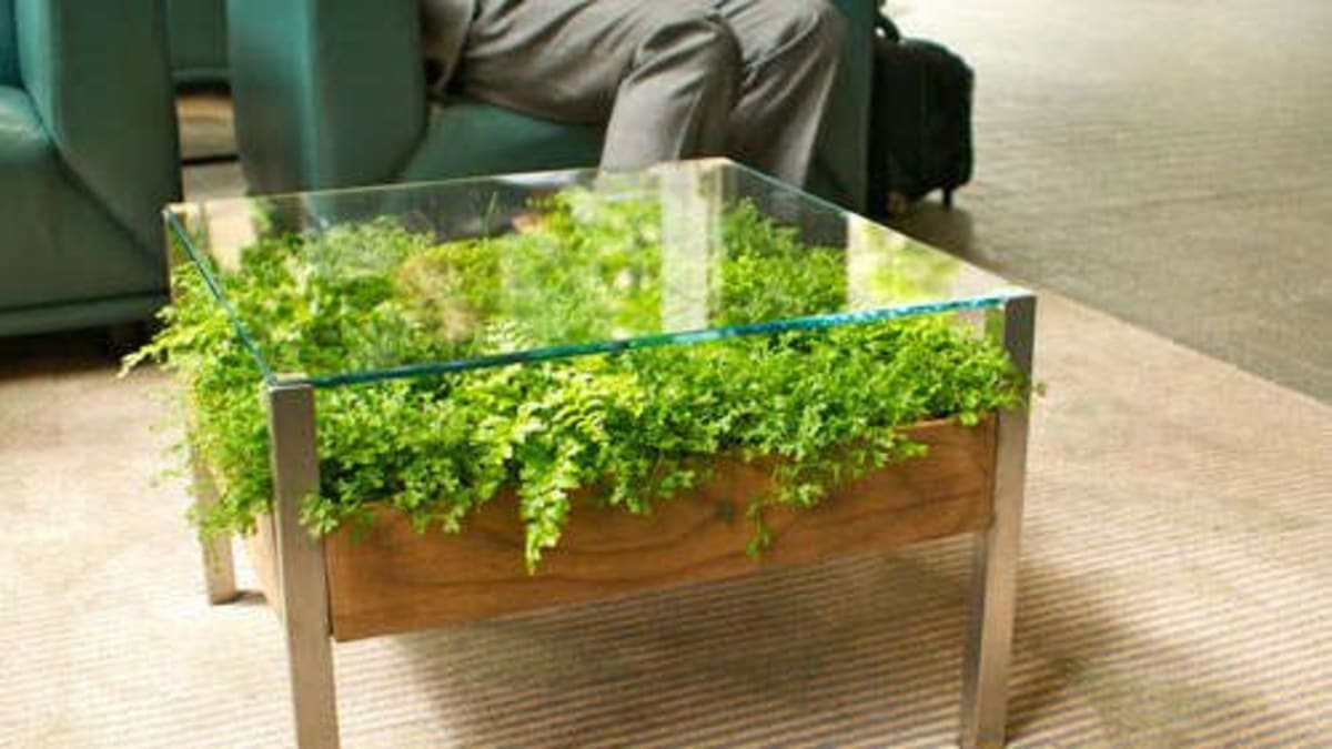 Zelený stolek 6