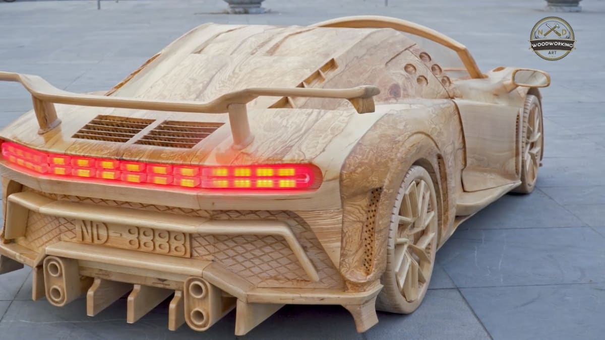 Dřevěné Bugatti 3