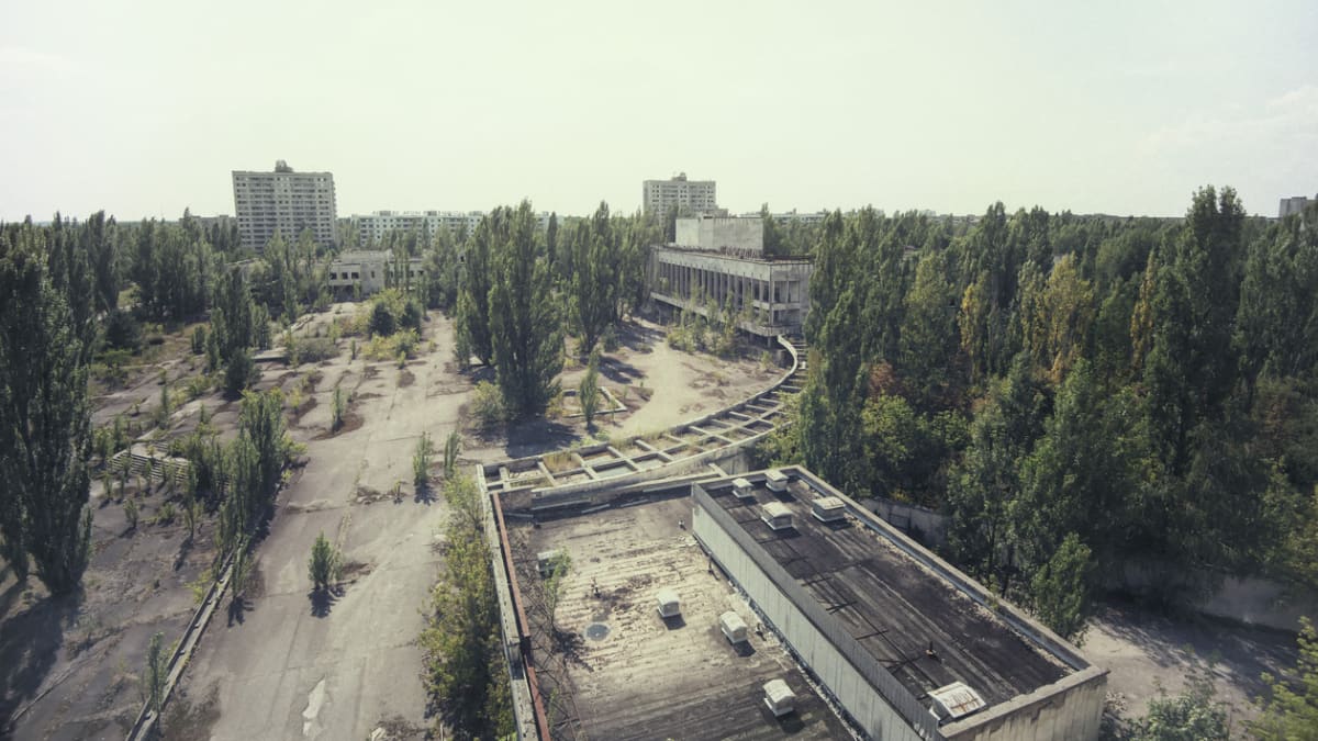 Pripjať je opuštěné město v Polesí na Ukrajině, v těsné blízkosti jaderné elektrárny Černobyl.