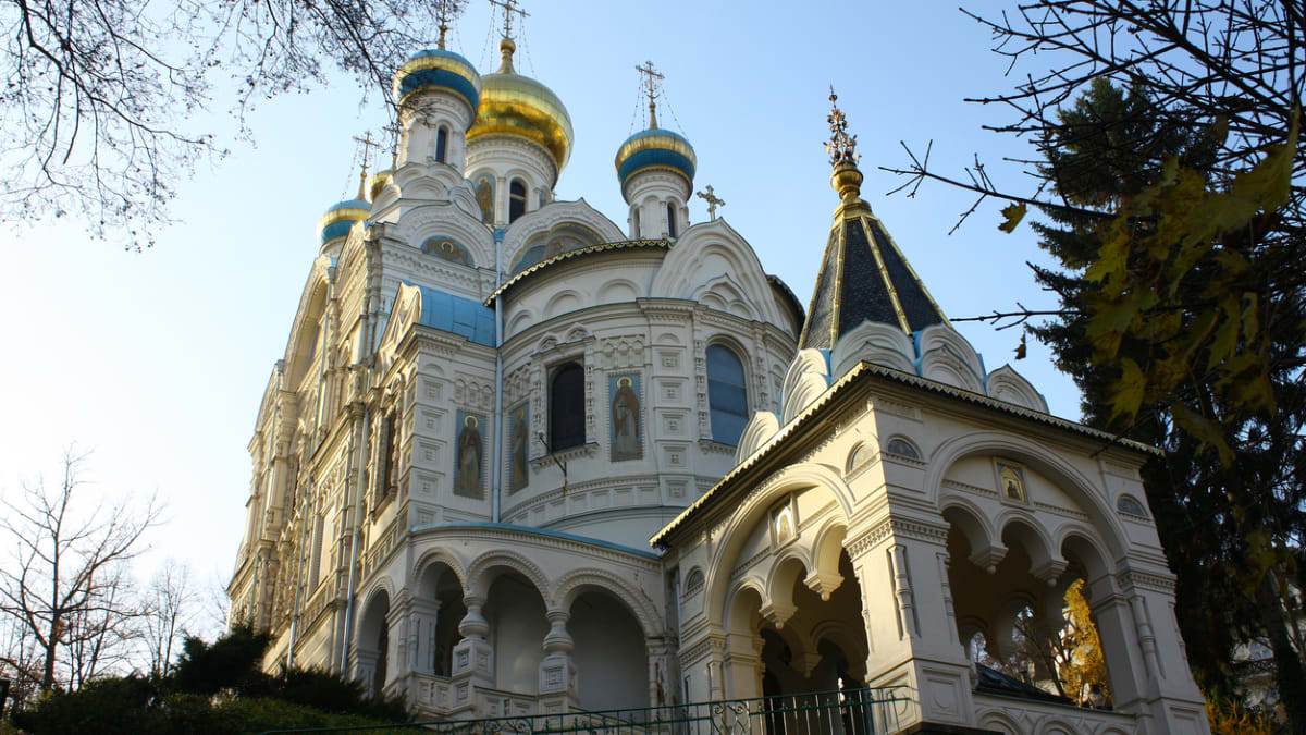 Karlovy Vary: pravoslavný chrám sv. Petra a Pavla