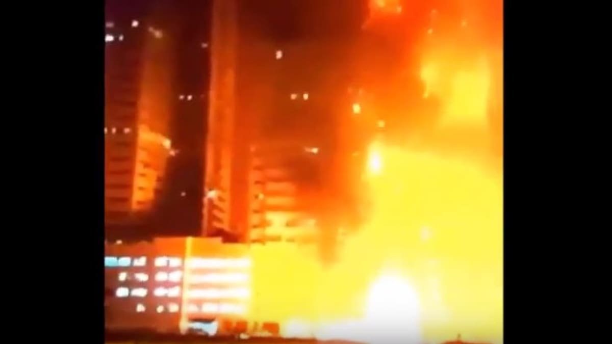 Požár v Dubaji