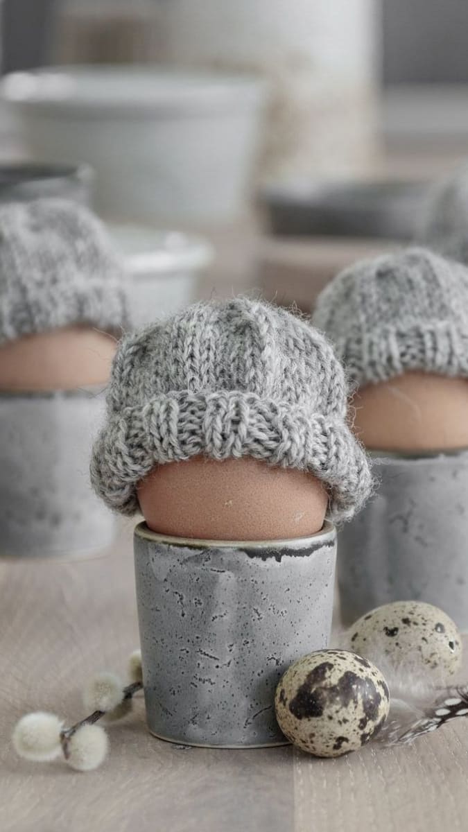 Připravte pro vajíčka slavnostní čepičky 4