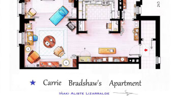 Sex ve městě: Projděte si byt Carrie Bradshawové
