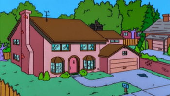 Půdorys domu Simpsonových