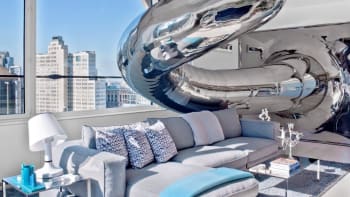 Třípodlažní penthouse v New Yorku díky své nápaditosti své majitele nikdy neomrzí