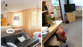 Před a po: Srovnejte si proměnu panelákového bytu v Praze Bohnicích (včetně dispozičního plánu)