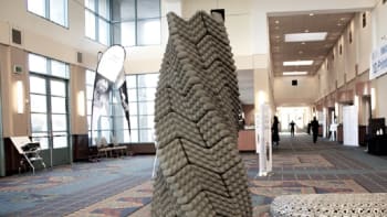 Architekt vytiskl na 3D tiskárně sloup, který přečká zemětřesení