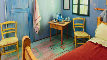 Výtvarník vytvořil kopii Van Goghova pokoje a nabízí jej k pronájmu