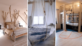 INSPIRACE: Loď, sendvič nebo strom? Prohlédněte si 10 šílených postelí, které si lidé dali do ložnice
