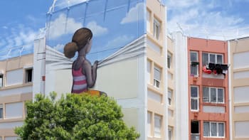 Povedený streetart: Francouzský umělec proměňuje nudné domy v umění