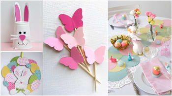 Veselé Velikonoce plné barev: Motýli, maskovaná vajíčka a další velikonoční dekorace rozzáří byt