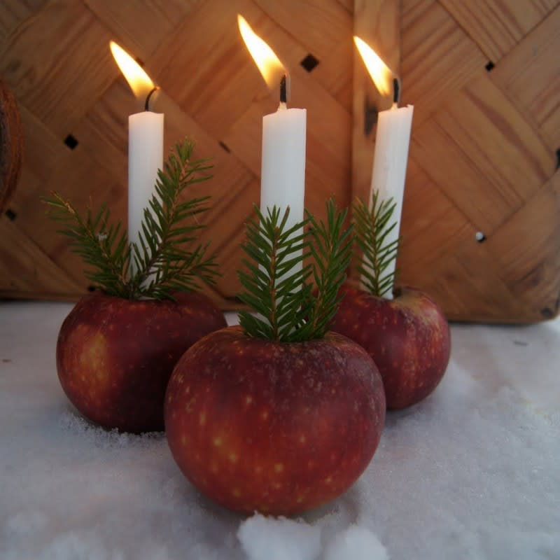 Vytvořte nejkrásnější vánoční svícny 10