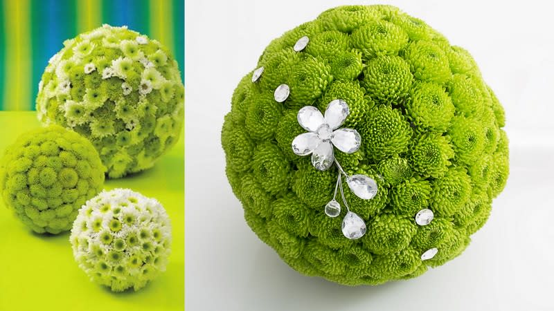 Vytvořte si květinovou dekoraci ve tvaru koule 1