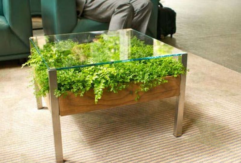 Zelený stolek 6