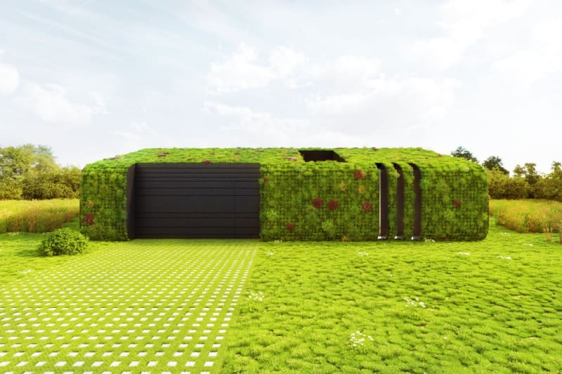Dům s trávou na střeše - Obrázek 5