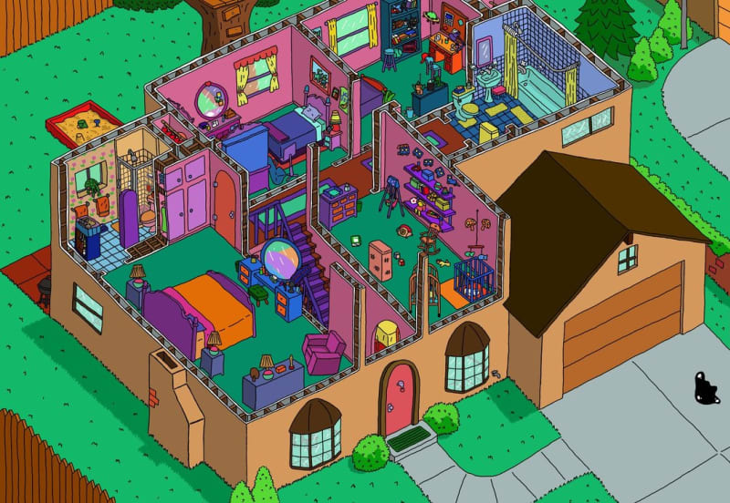 Půdorys domu Simpsonových - Obrázek 5