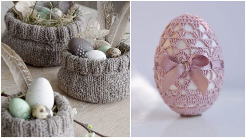 Upletené Velikonoce: Využijte pletení i háčkování k výrobě velikonočních dekorací