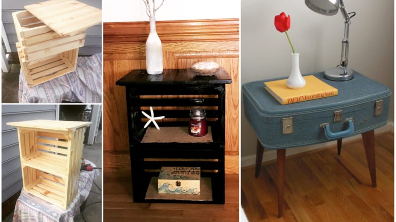 DIY: Vyrobte si originální noční stolek za pár korun! Návod, jak na to