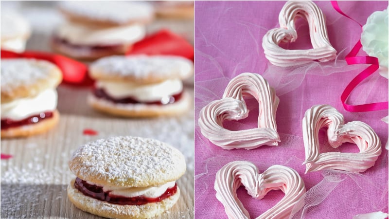 Sladký Valentýn: Udělejte tiramisu s jahodami, růžová srdce a piškotové pusinky