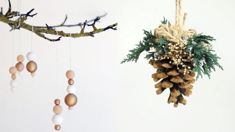 DIY: Vyrobte si vánoční přírodní dekorace. Plastové letos nepofrčí