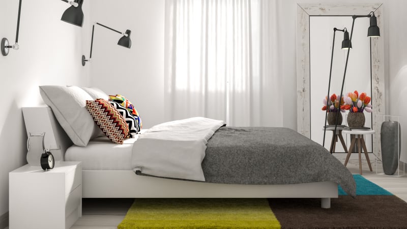 10 designových nápadů pro malé ložnice