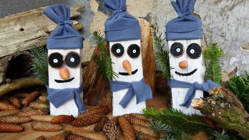 Sněhuláci bez sněhu: Vytvořte dekoraci, která přivábí bílé Vánoce