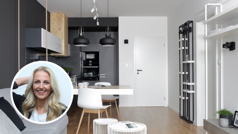 Malý byt jako vysněné místo k životu: Martina Pištěláková zařídila elegantní interiér pro mladého muže