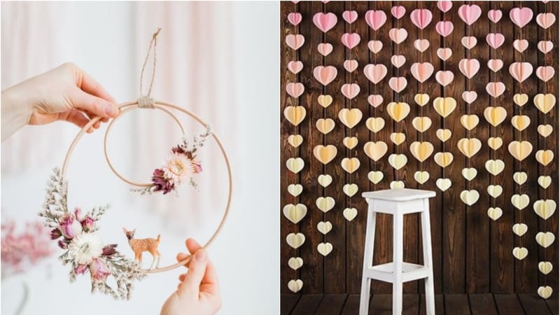 5 valentýnských dekorací: Vyzkoušejte krásné DIY projekty