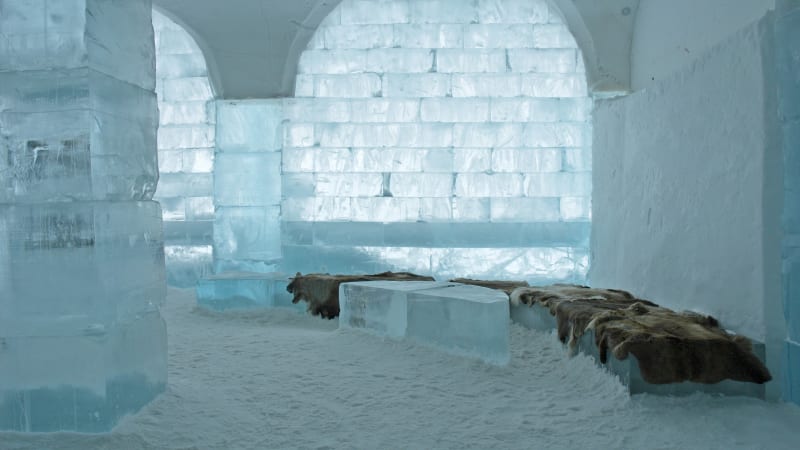 Hotely z ledu: Jak se spí v ledovém království? A bude vám v něm zima?