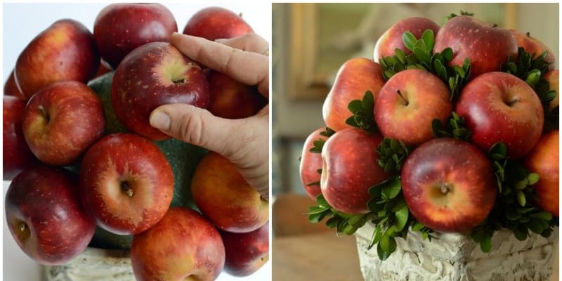 Jablíčkové dekorace vás doprovodí na cestě od podzimu do Vánoc 2