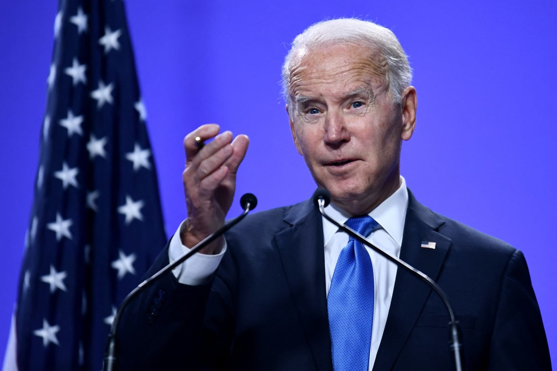 Joe Biden pohrozil uvalením sankcí na Putina.