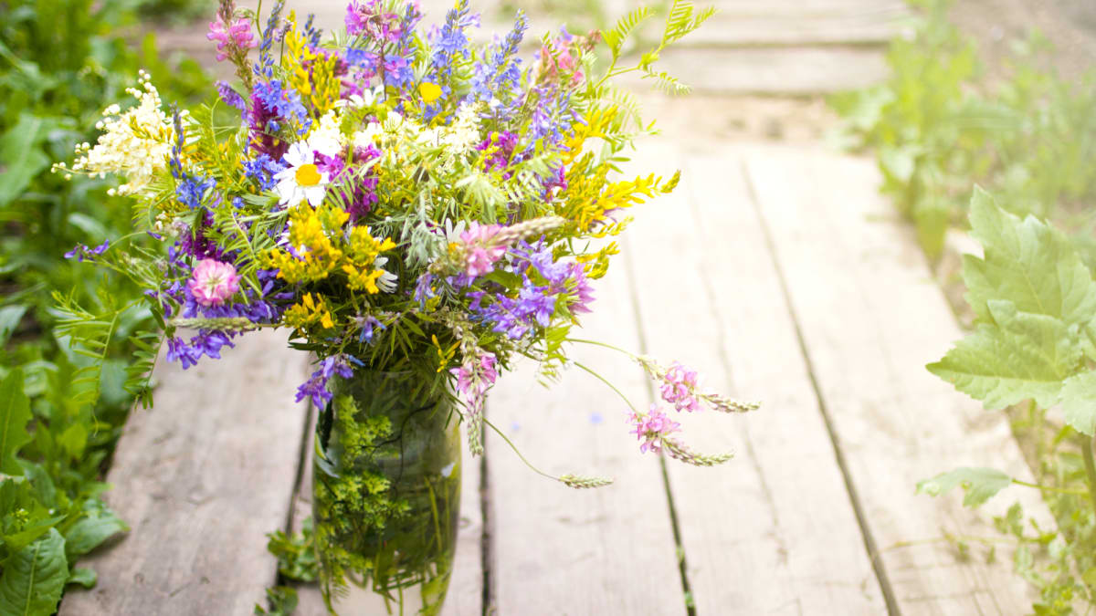 Uvažte si krásnou kytici z něžných lučních květů