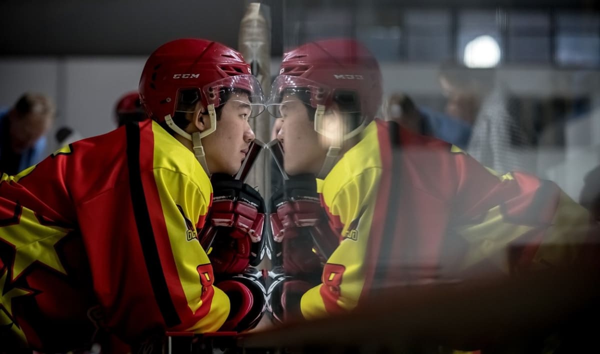 Čínští hokejisté musí dokázat, že si místo na olympijských hrách aspoň trochu zaslouží. (Ilustrační foto)