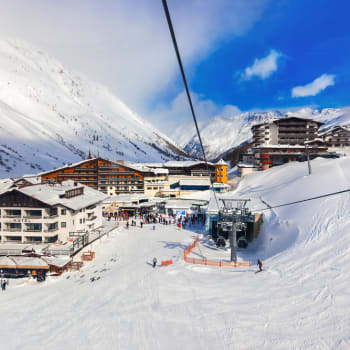 Lyžařské středisko Obergurgl v Tyrolsku