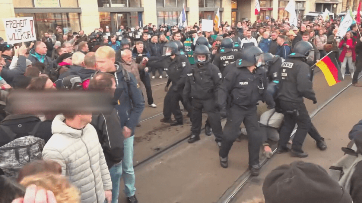protesty v Lipsku