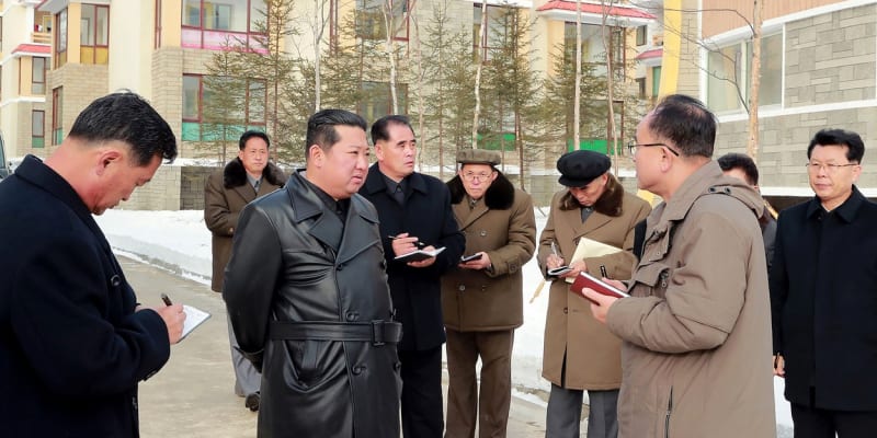 Severokorejský vůdce navštívil město Samdžijon.