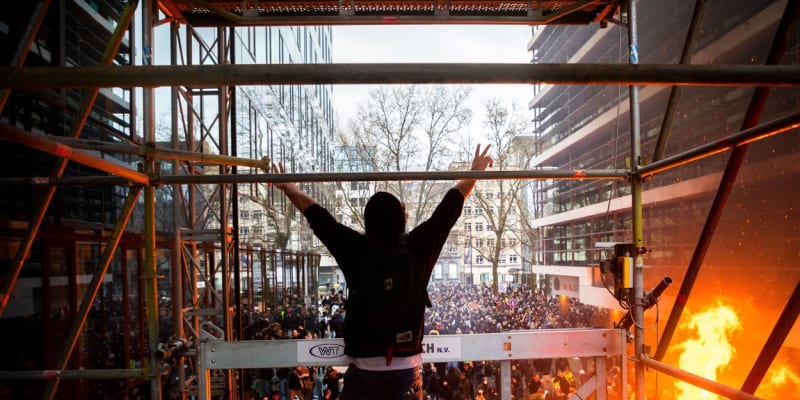 Protesty v Belgii