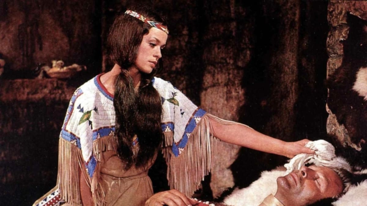 Marie Versiniová jako sestra apačského náčelníka Vinnetoua