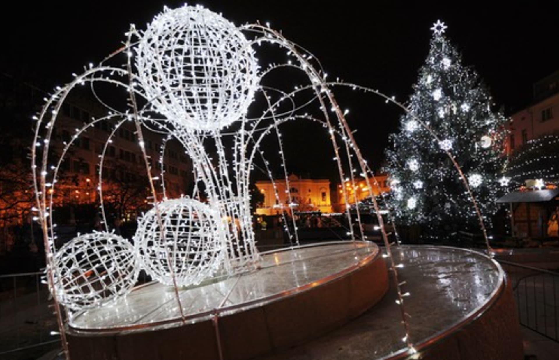 Lidické náměstí je každoročně ozdobou Vánoc v Ústí nad Labem.
