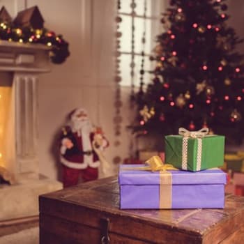 Vánoční stromeček a dárky