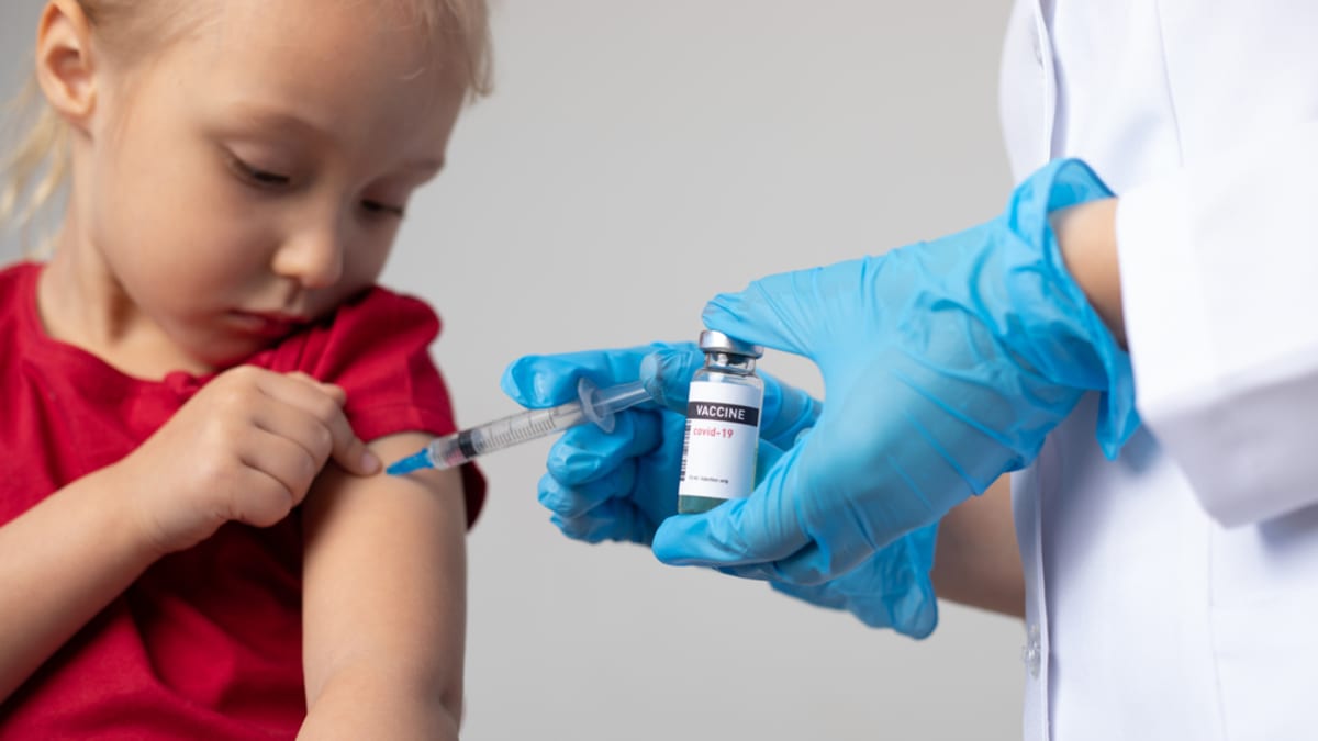Dítě na očkování