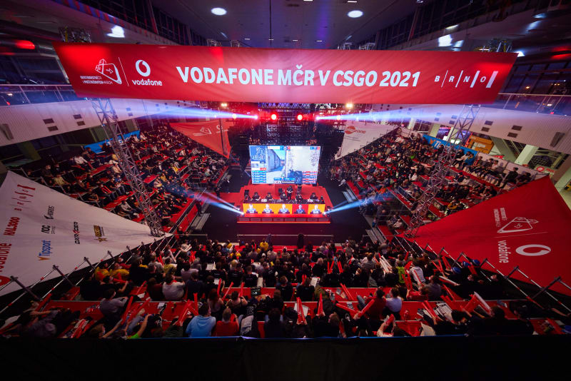 Vodafone Mistrovství ČR v počítačových hrách se odehrál v halách brněnského výstaviště.