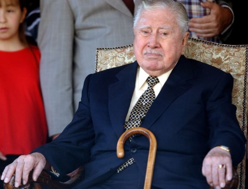 Augusto Pinochet v roce 2004
