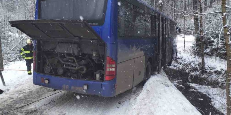 Záběry z nehody na Svitavsku
