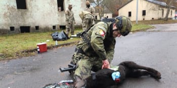 Čeští vojáci se učili, jak zachránit své psy. Při nasazení nejsou chráněni proti střelbě