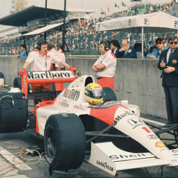 Mistrovský McLaren MP4/6 ze sezóny 1991 poháněl atmosférický motor Honda V12 s objemem 3,5 litru.