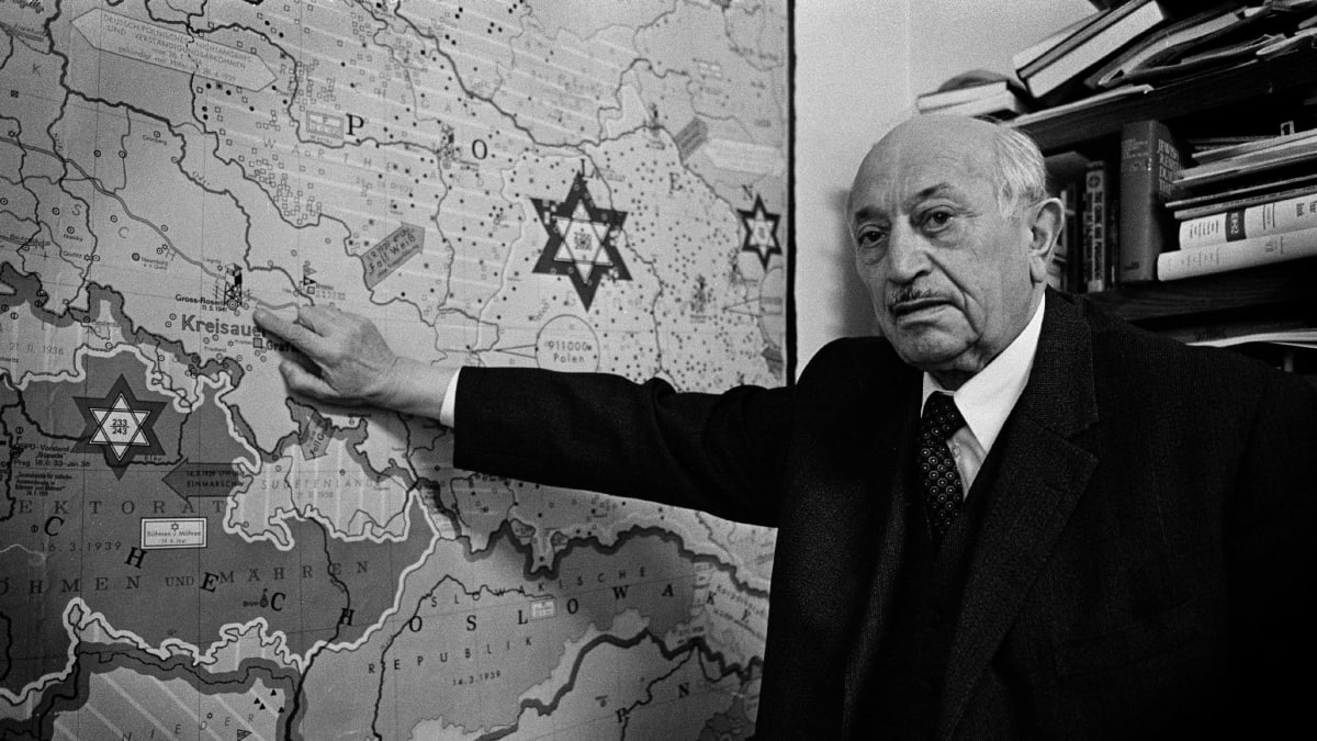 Slavný lovec nacistů Simon Wiesenthal.