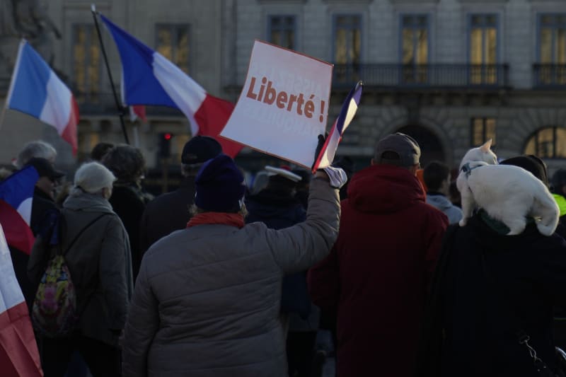 Demonstrace proti opatřením ve Francii